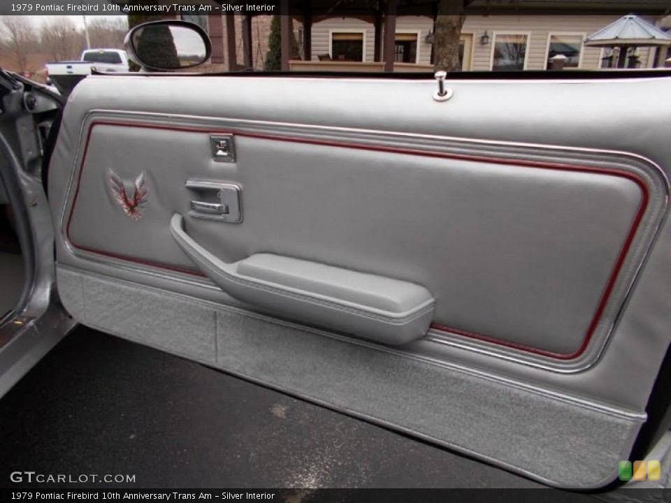Silver Interior Door Panel for the 1979 Pontiac Firebird 10th Anniversary Trans Am #101827608