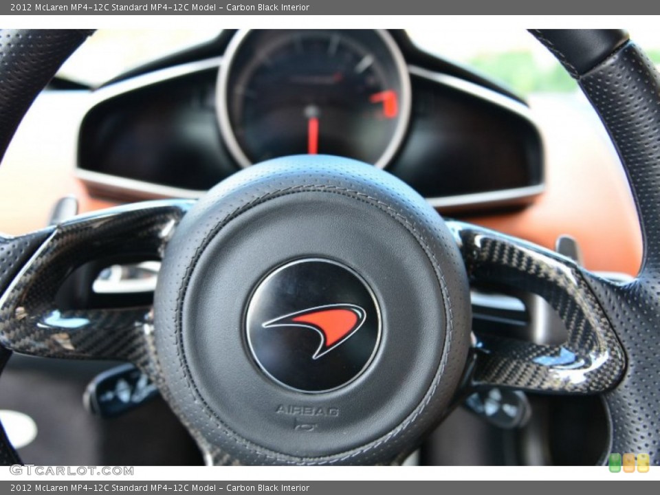 Carbon Black Interior Steering Wheel for the 2012 McLaren MP4-12C  #101830523