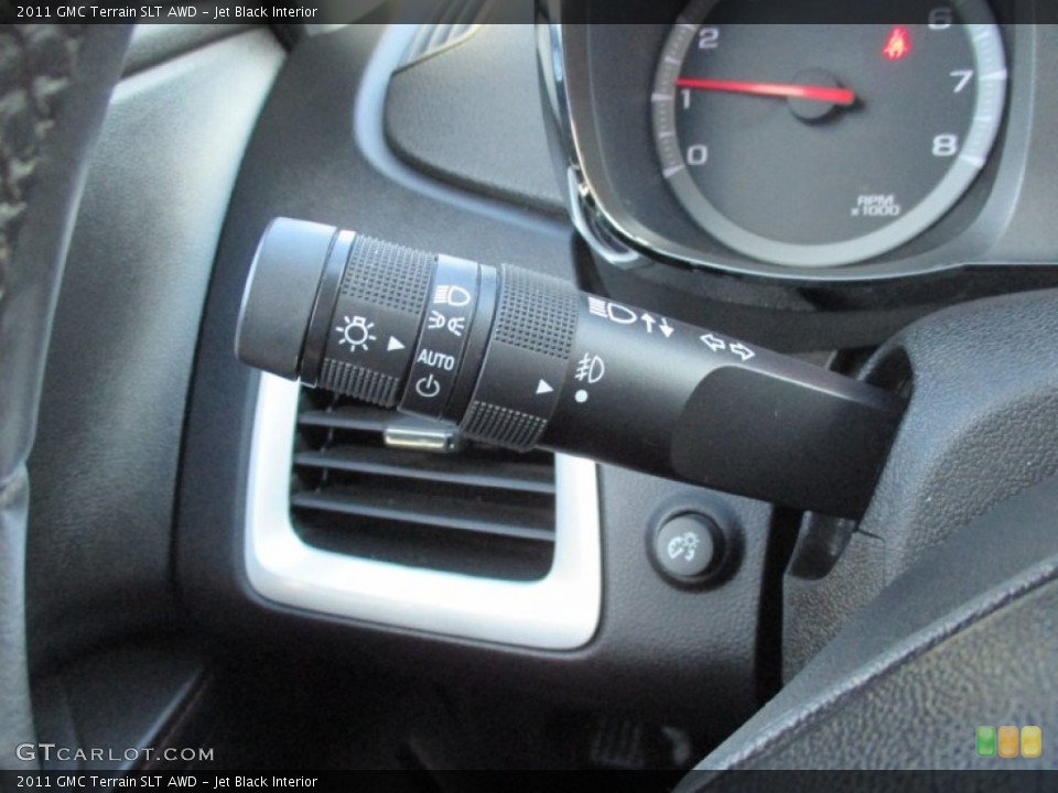 Jet Black Interior Controls for the 2011 GMC Terrain SLT AWD #101833538