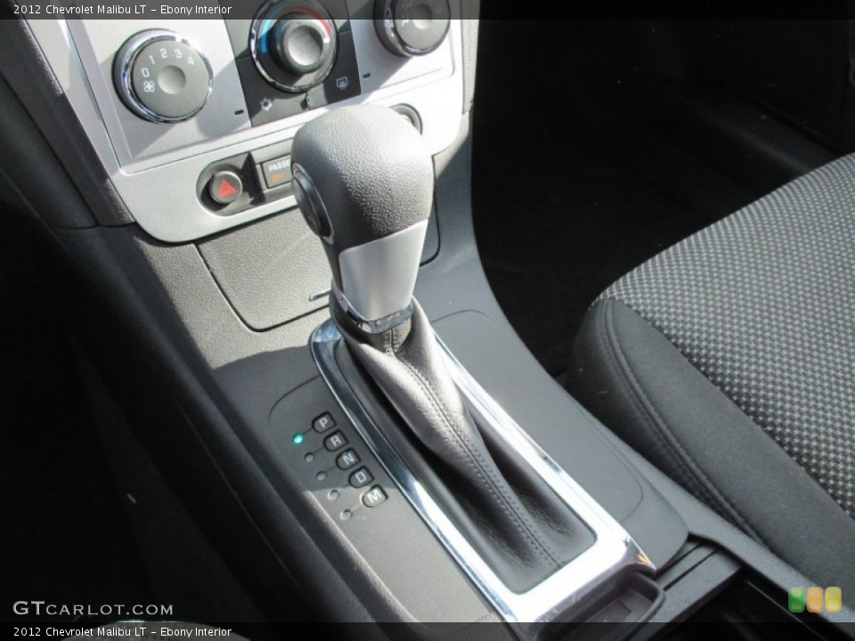 Ebony Interior Transmission for the 2012 Chevrolet Malibu LT #101836236