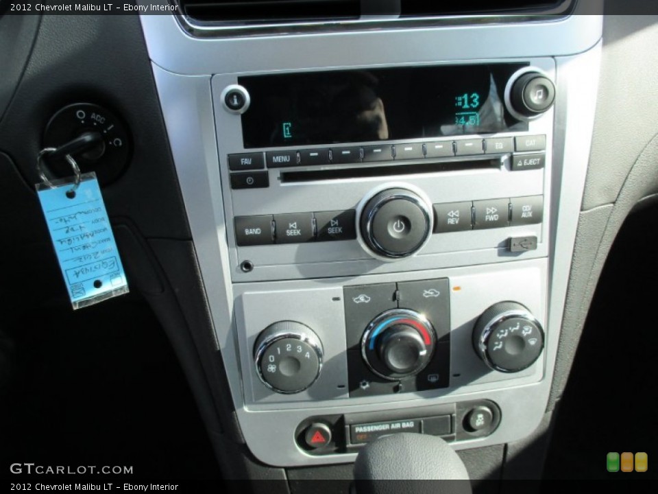 Ebony Interior Controls for the 2012 Chevrolet Malibu LT #101836260