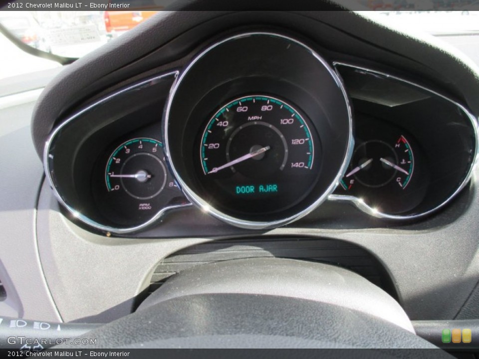 Ebony Interior Gauges for the 2012 Chevrolet Malibu LT #101836515