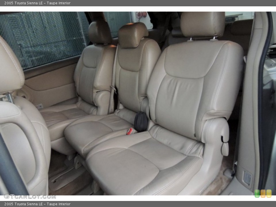 Taupe Interior Rear Seat for the 2005 Toyota Sienna LE #101844132