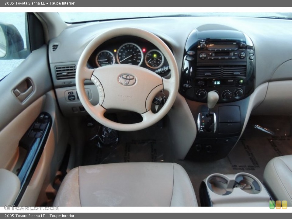 Taupe Interior Dashboard for the 2005 Toyota Sienna LE #101844204