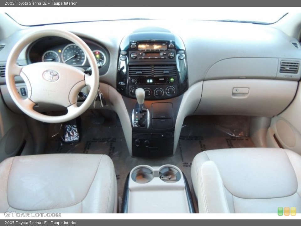 Taupe Interior Dashboard for the 2005 Toyota Sienna LE #101844250