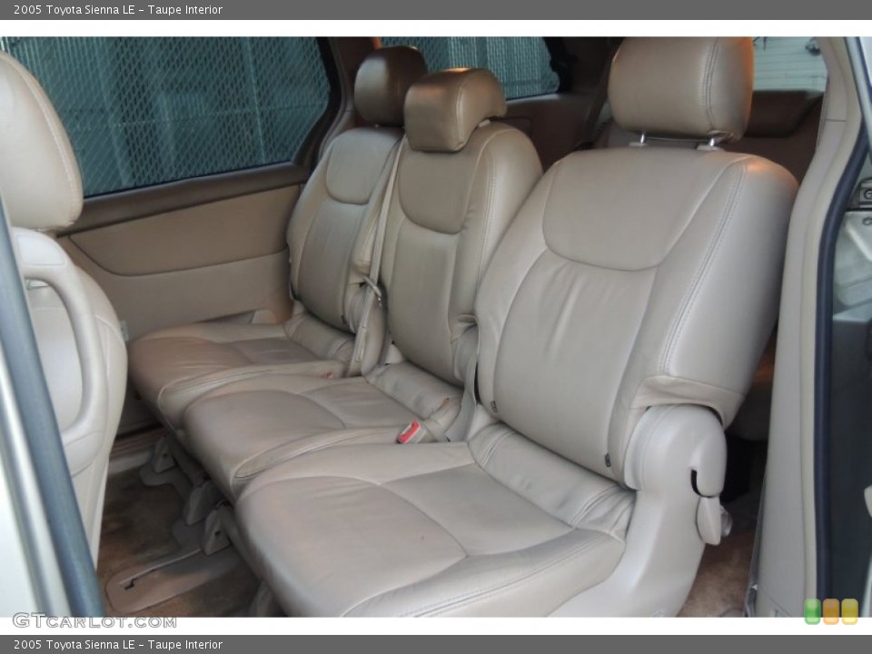 Taupe Interior Rear Seat for the 2005 Toyota Sienna LE #101844612