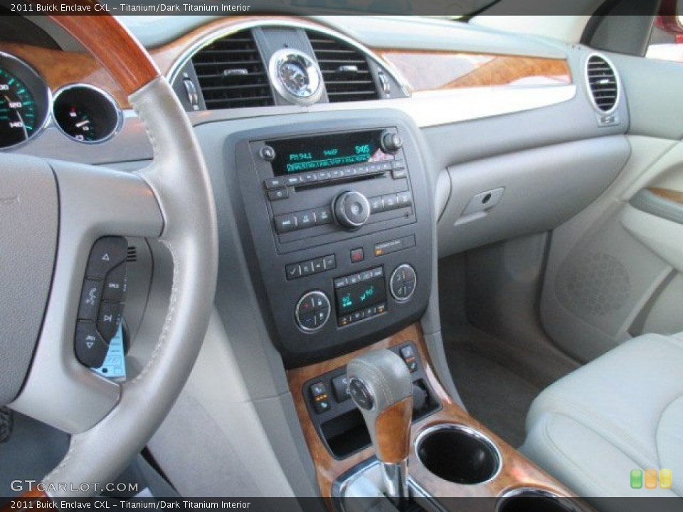 Titanium/Dark Titanium Interior Controls for the 2011 Buick Enclave CXL #101844993