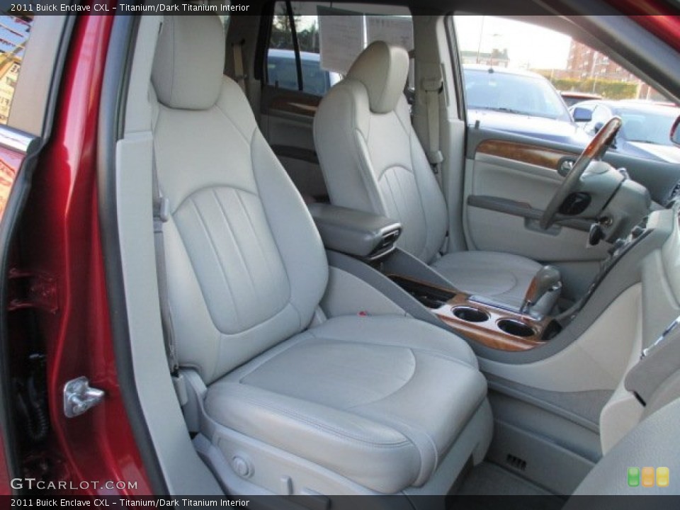 Titanium/Dark Titanium Interior Front Seat for the 2011 Buick Enclave CXL #101845053