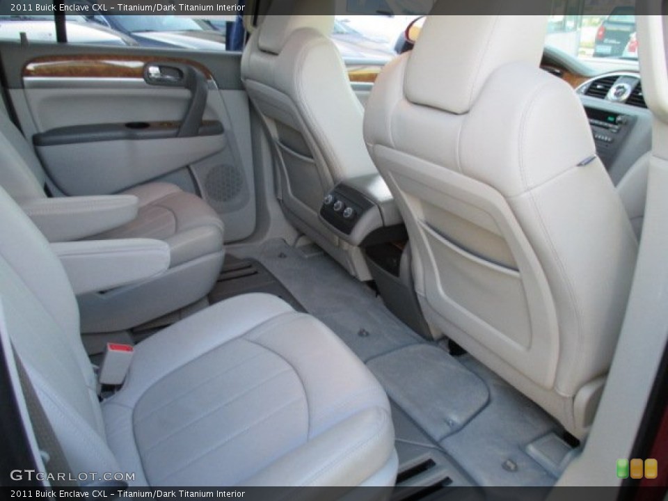 Titanium/Dark Titanium Interior Rear Seat for the 2011 Buick Enclave CXL #101845069