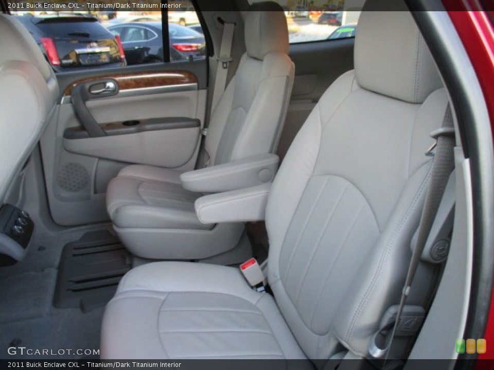 Titanium/Dark Titanium Interior Rear Seat for the 2011 Buick Enclave CXL #101845110