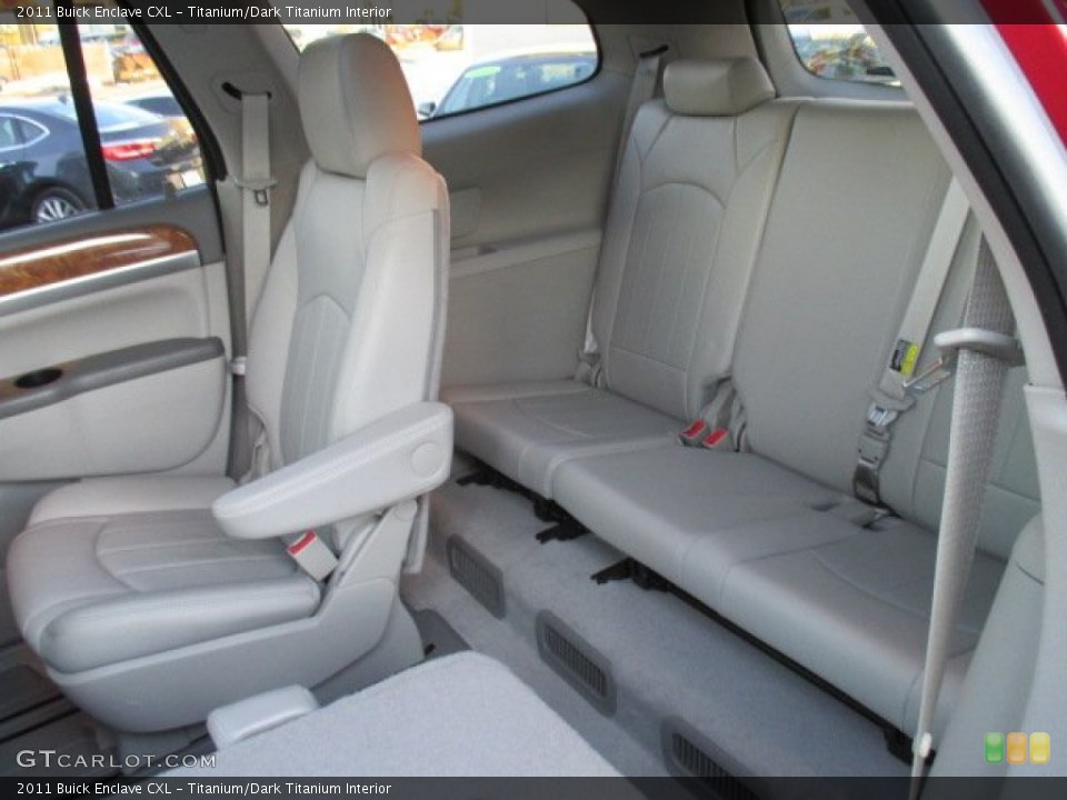 Titanium/Dark Titanium Interior Rear Seat for the 2011 Buick Enclave CXL #101845173