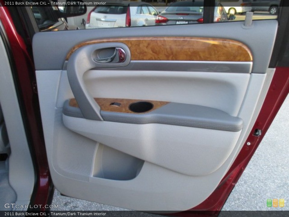 Titanium/Dark Titanium Interior Door Panel for the 2011 Buick Enclave CXL #101845329