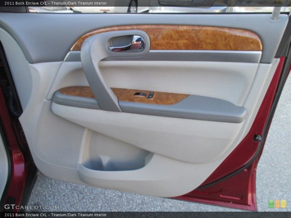 Titanium/Dark Titanium Interior Door Panel for the 2011 Buick Enclave CXL #101845344