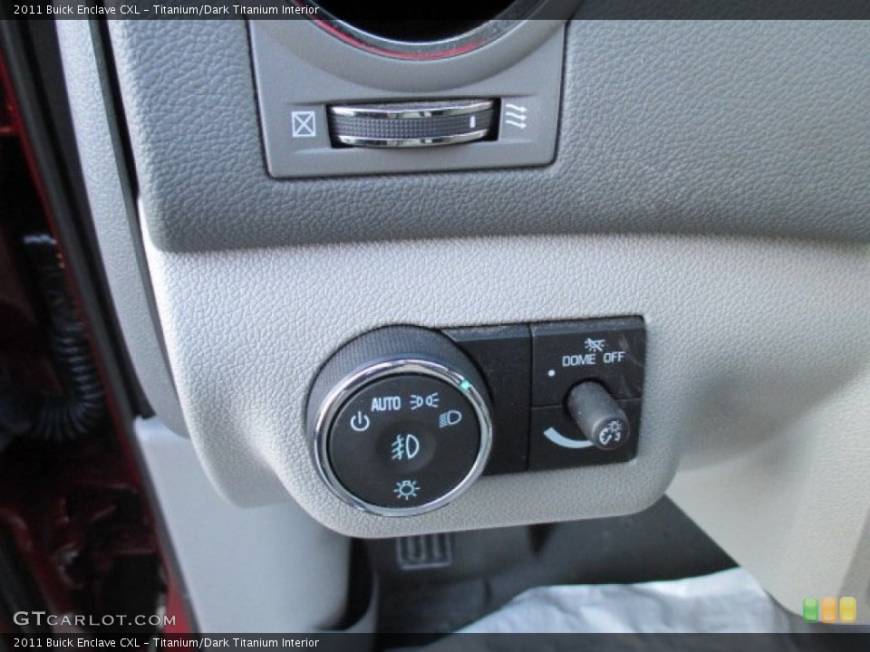 Titanium/Dark Titanium Interior Controls for the 2011 Buick Enclave CXL #101845509