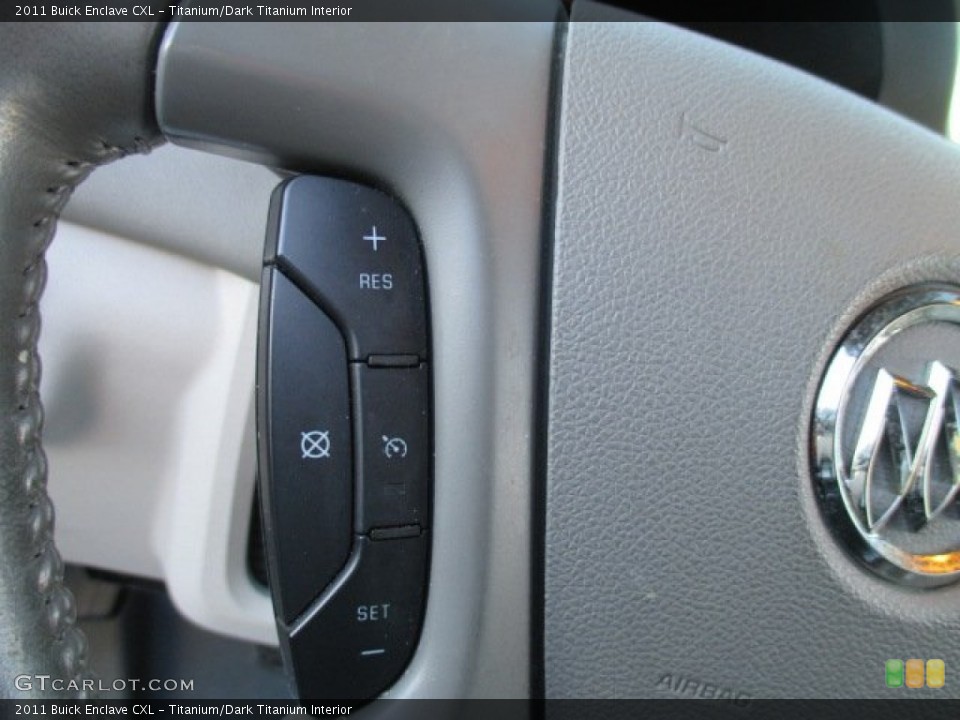 Titanium/Dark Titanium Interior Controls for the 2011 Buick Enclave CXL #101845527