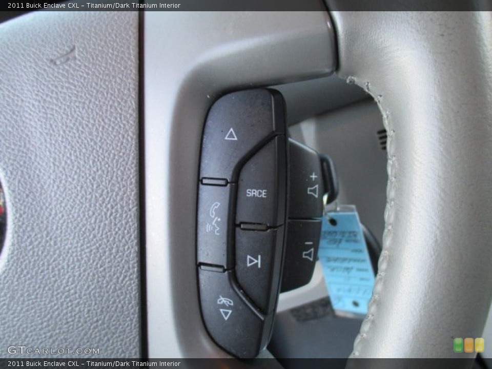 Titanium/Dark Titanium Interior Controls for the 2011 Buick Enclave CXL #101845548