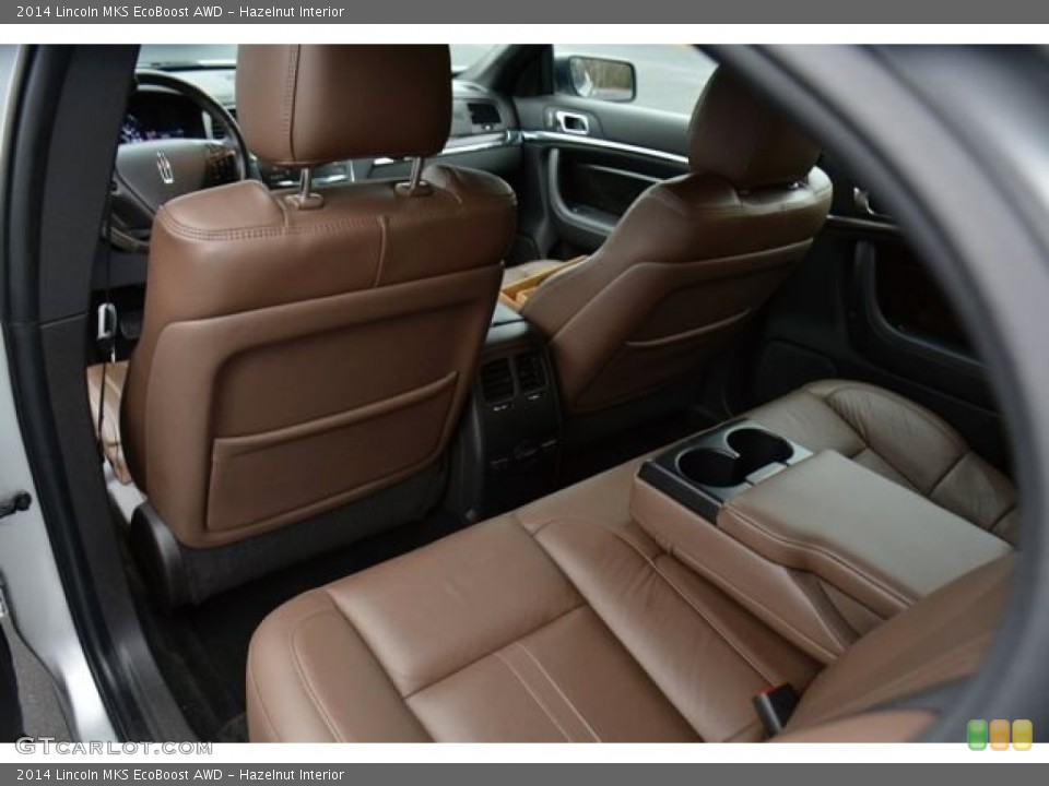 Hazelnut Interior Rear Seat for the 2014 Lincoln MKS EcoBoost AWD #101852727