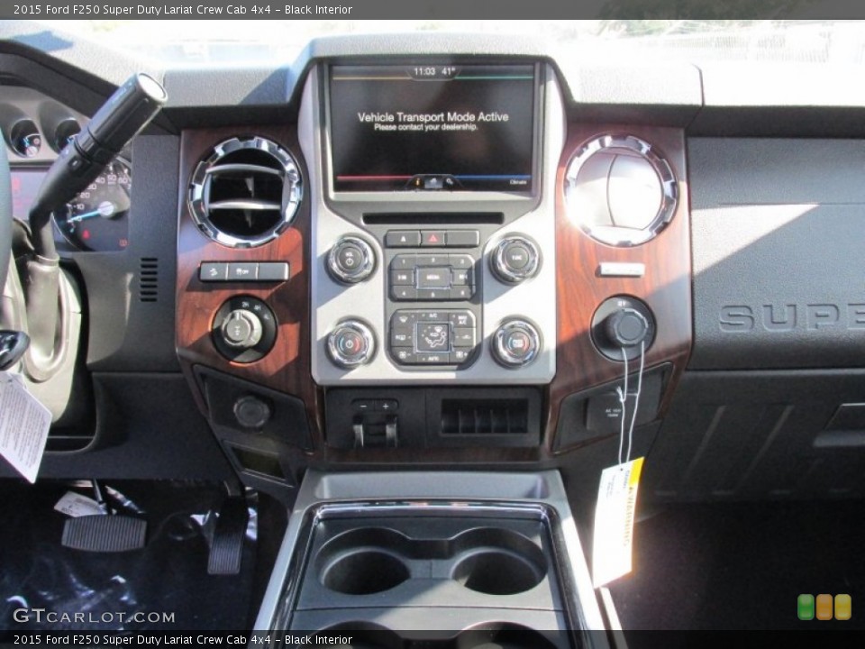 Black Interior Controls for the 2015 Ford F250 Super Duty Lariat Crew Cab 4x4 #101855967
