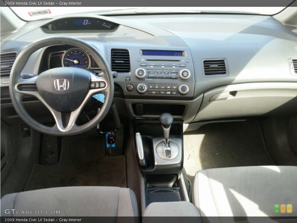 Gray Interior Dashboard for the 2009 Honda Civic LX Sedan #101861770