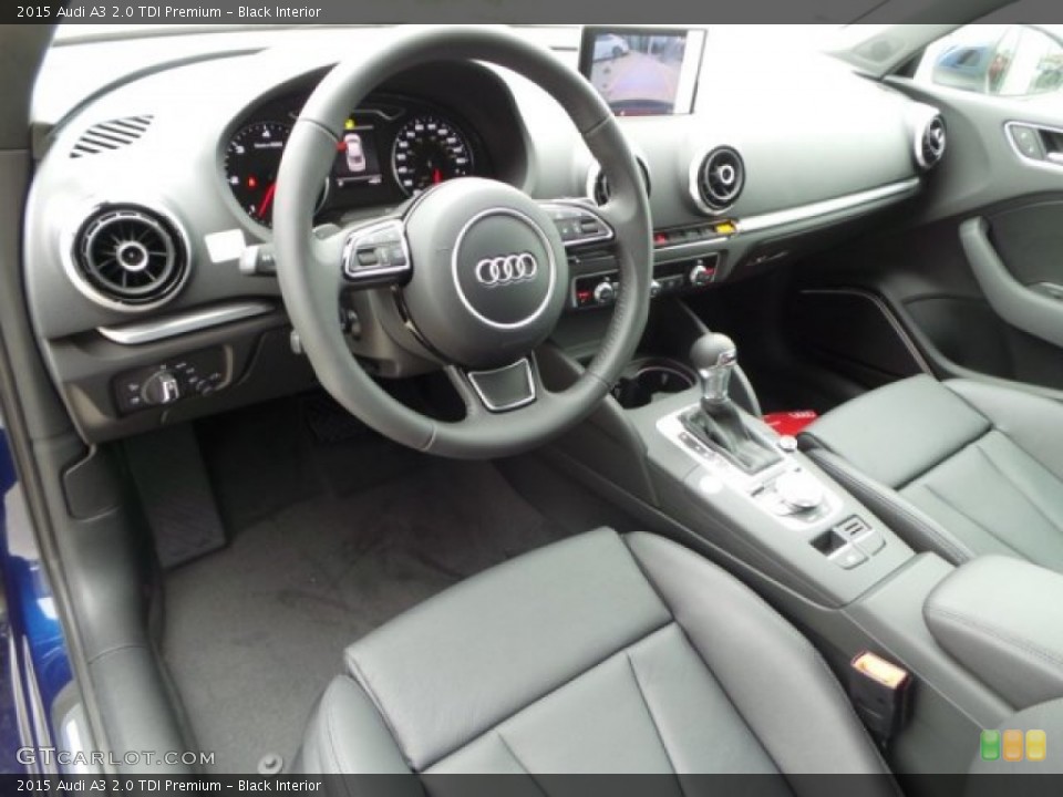Black Interior Prime Interior for the 2015 Audi A3 2.0 TDI Premium #101872249