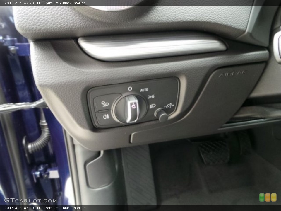 Black Interior Controls for the 2015 Audi A3 2.0 TDI Premium #101872309