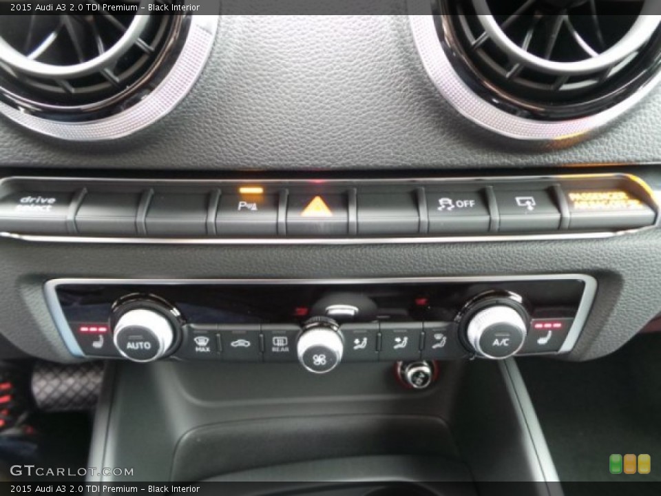 Black Interior Controls for the 2015 Audi A3 2.0 TDI Premium #101872425