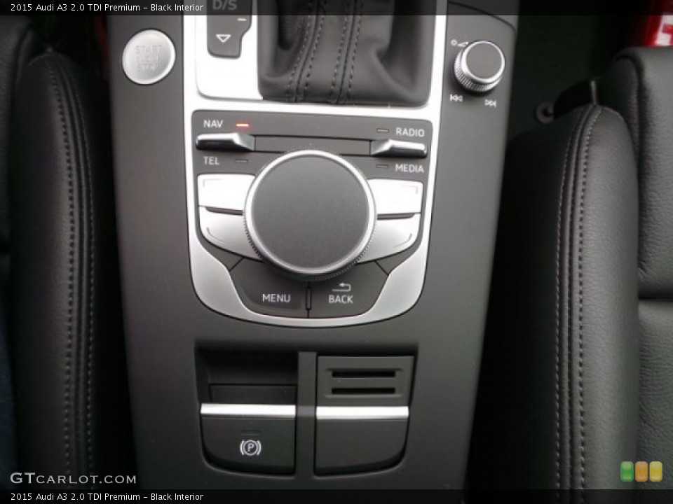 Black Interior Controls for the 2015 Audi A3 2.0 TDI Premium #101872444