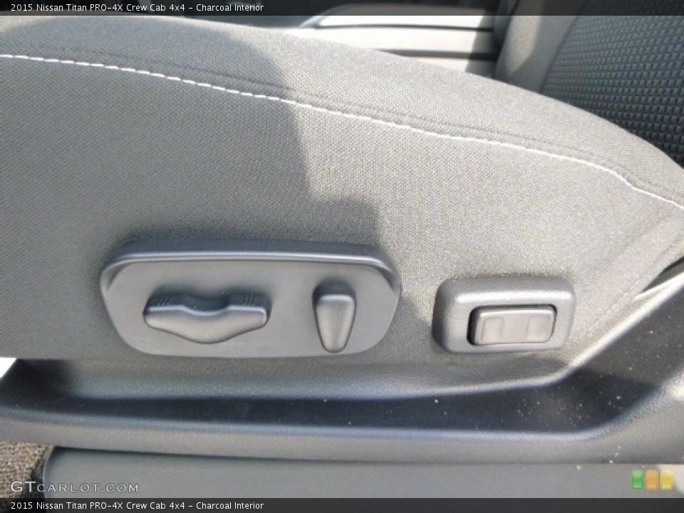 Charcoal Interior Controls for the 2015 Nissan Titan PRO-4X Crew Cab 4x4 #101876909