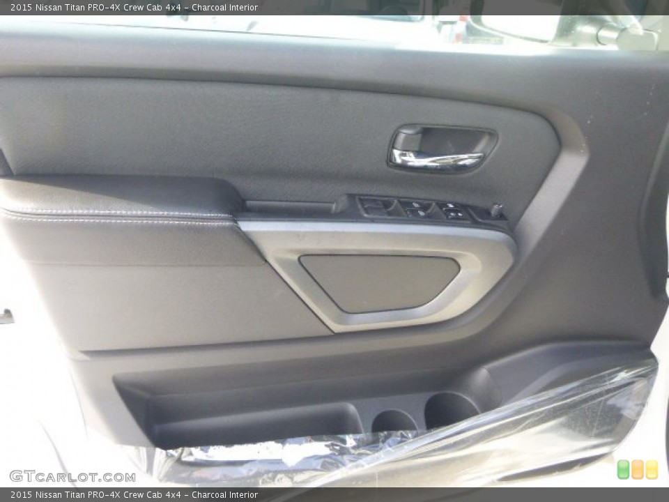 Charcoal Interior Door Panel for the 2015 Nissan Titan PRO-4X Crew Cab 4x4 #101876944