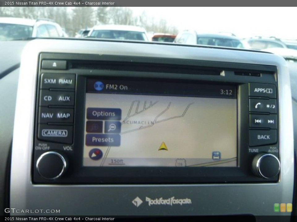 Charcoal Interior Navigation for the 2015 Nissan Titan PRO-4X Crew Cab 4x4 #101876977