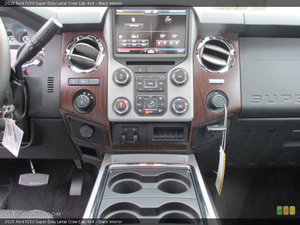 Black Interior Controls for the 2015 Ford F250 Super Duty Lariat Crew Cab 4x4 #101888931