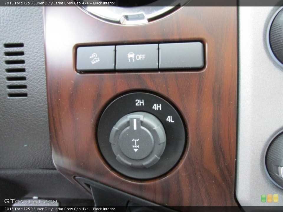 Black Interior Controls for the 2015 Ford F250 Super Duty Lariat Crew Cab 4x4 #101889051