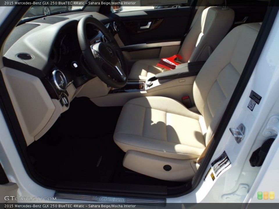 Sahara Beige/Mocha Interior Front Seat for the 2015 Mercedes-Benz GLK 250 BlueTEC 4Matic #101891799