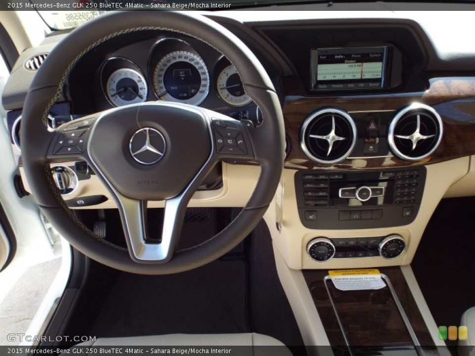 Sahara Beige/Mocha Interior Dashboard for the 2015 Mercedes-Benz GLK 250 BlueTEC 4Matic #101891850