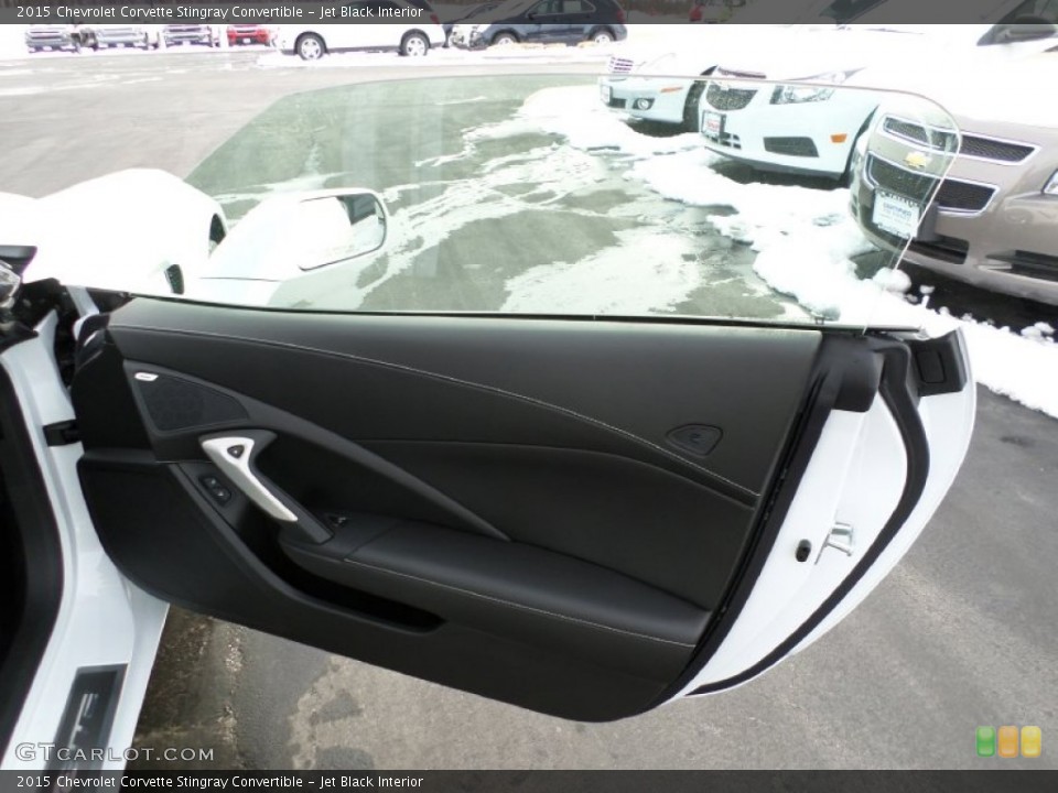 Jet Black Interior Door Panel for the 2015 Chevrolet Corvette Stingray Convertible #101892441