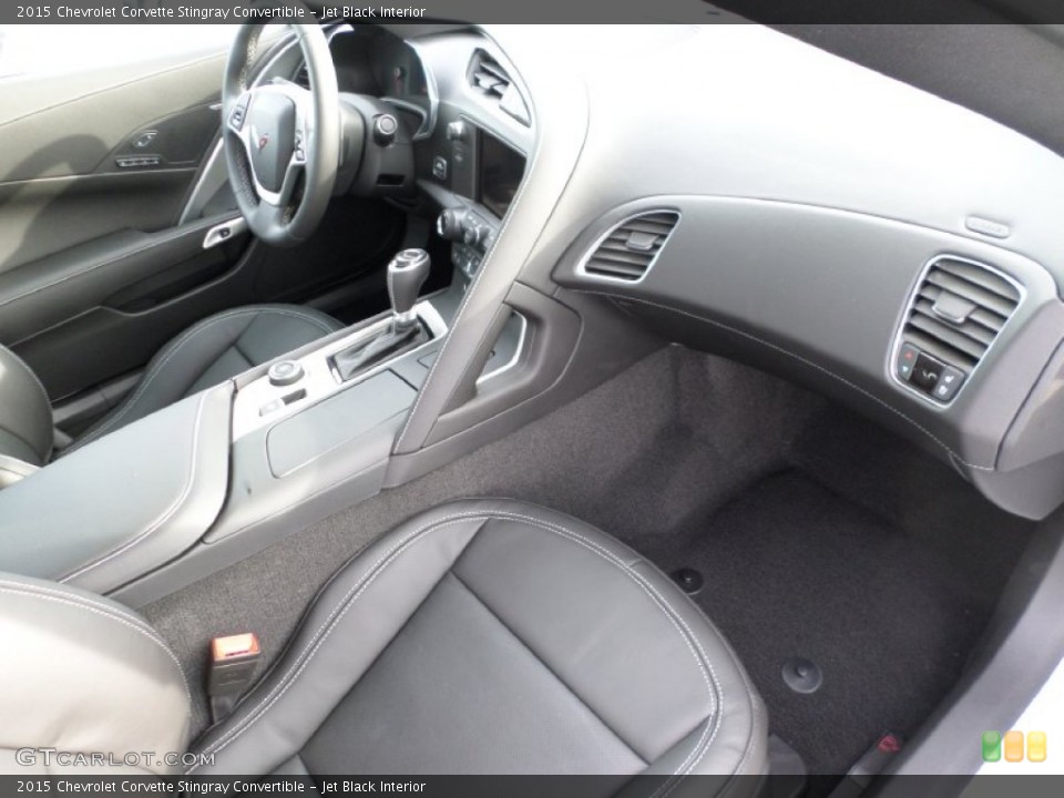 Jet Black Interior Photo for the 2015 Chevrolet Corvette Stingray Convertible #101892487