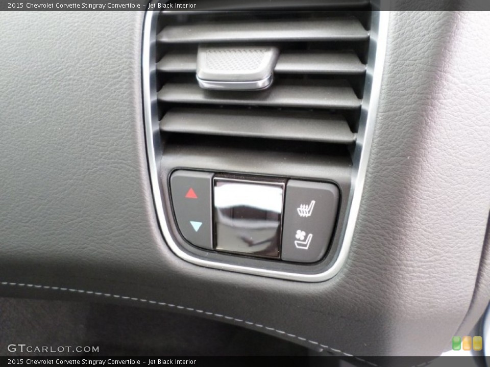 Jet Black Interior Controls for the 2015 Chevrolet Corvette Stingray Convertible #101892540