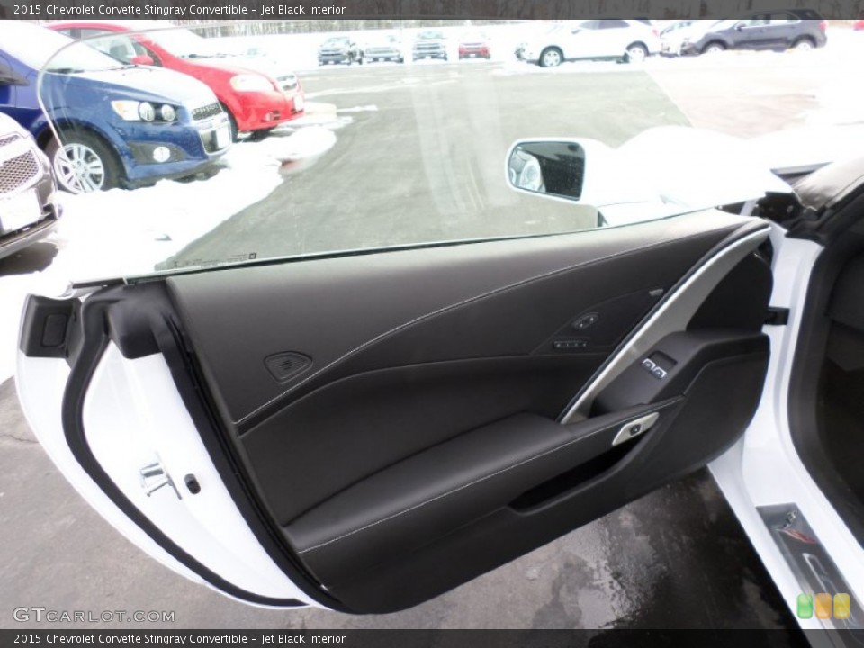 Jet Black Interior Door Panel for the 2015 Chevrolet Corvette Stingray Convertible #101892564