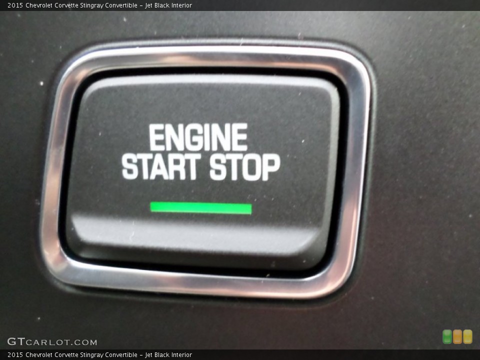 Jet Black Interior Controls for the 2015 Chevrolet Corvette Stingray Convertible #101892924