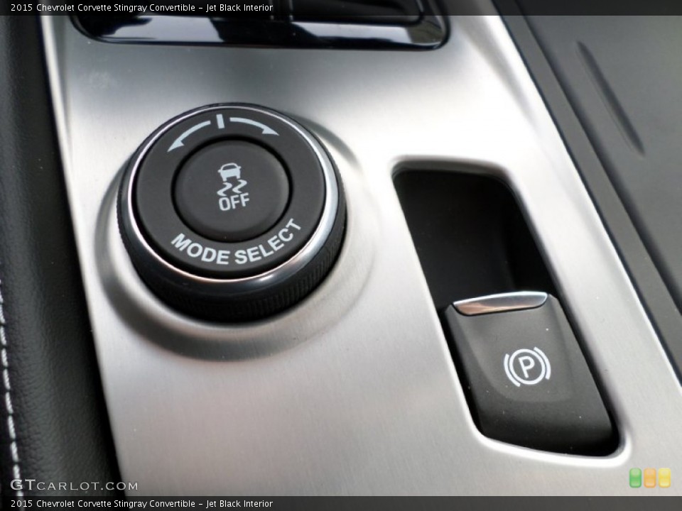 Jet Black Interior Controls for the 2015 Chevrolet Corvette Stingray Convertible #101892969