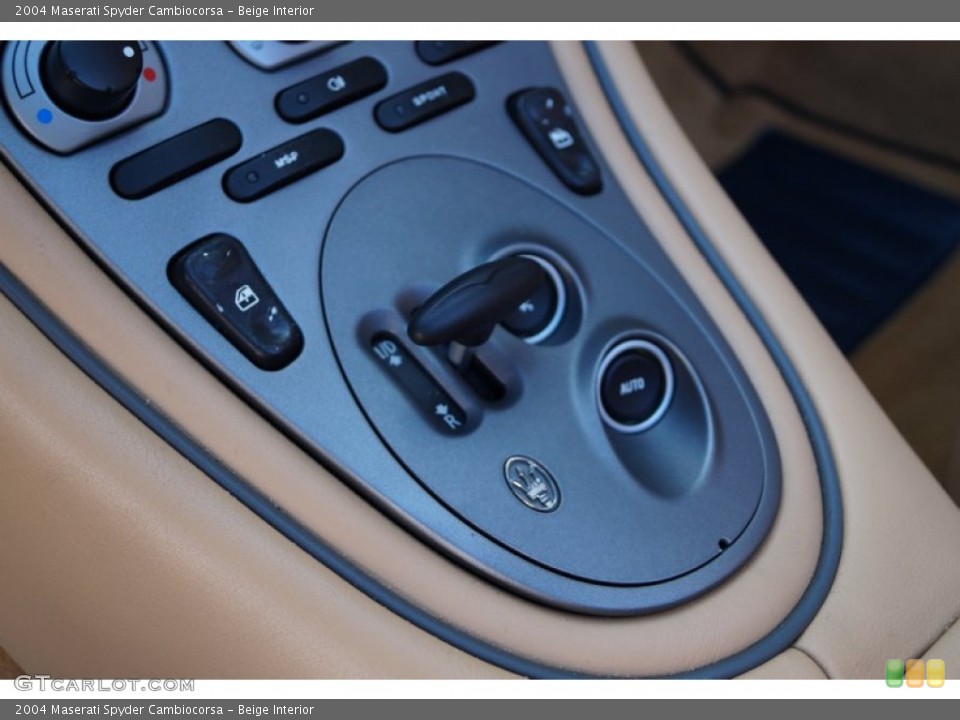 Beige Interior Transmission for the 2004 Maserati Spyder Cambiocorsa #101893377