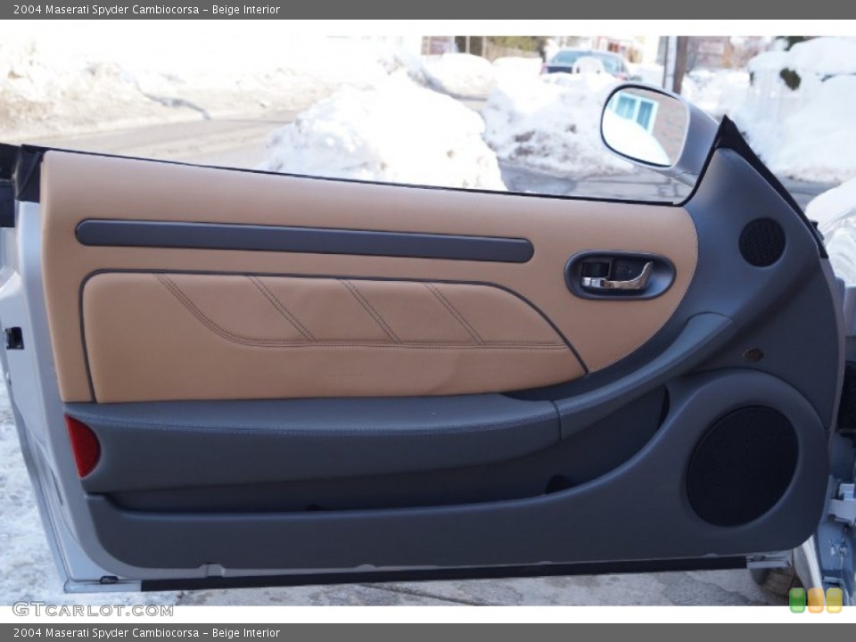 Beige Interior Door Panel for the 2004 Maserati Spyder Cambiocorsa #101893605