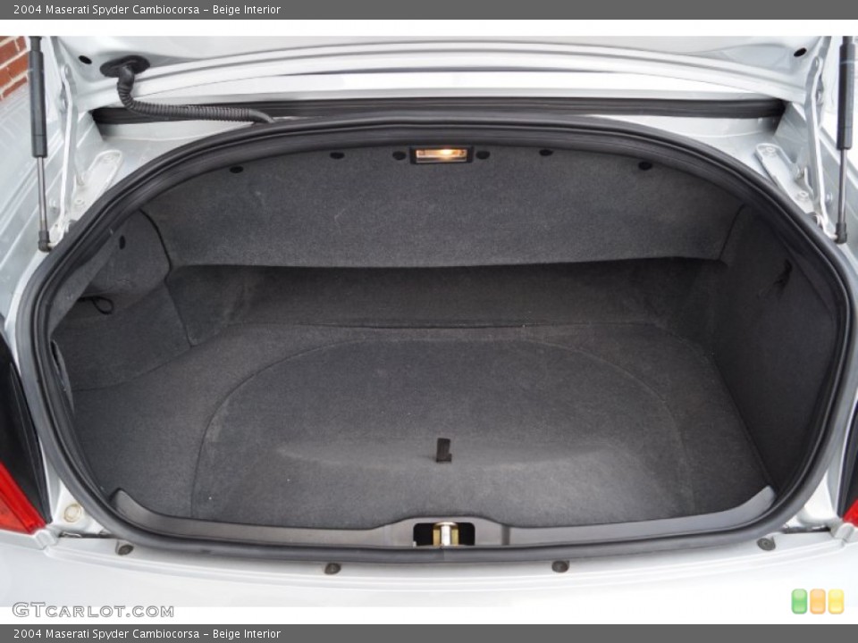 Beige Interior Trunk for the 2004 Maserati Spyder Cambiocorsa #101894655