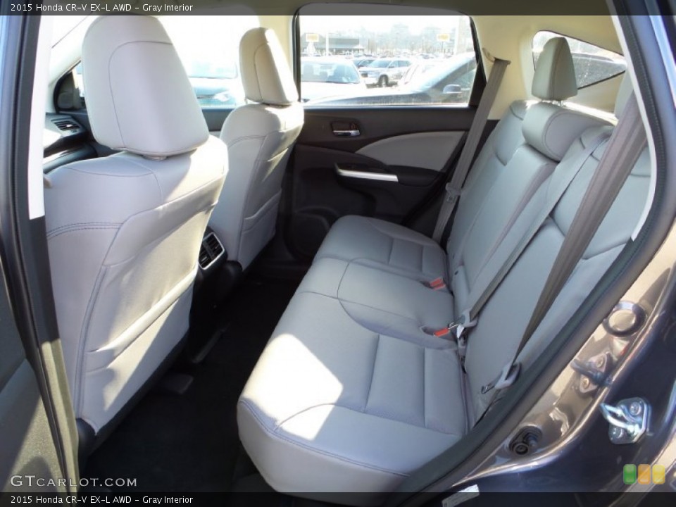 Gray Interior Rear Seat for the 2015 Honda CR-V EX-L AWD #101896836