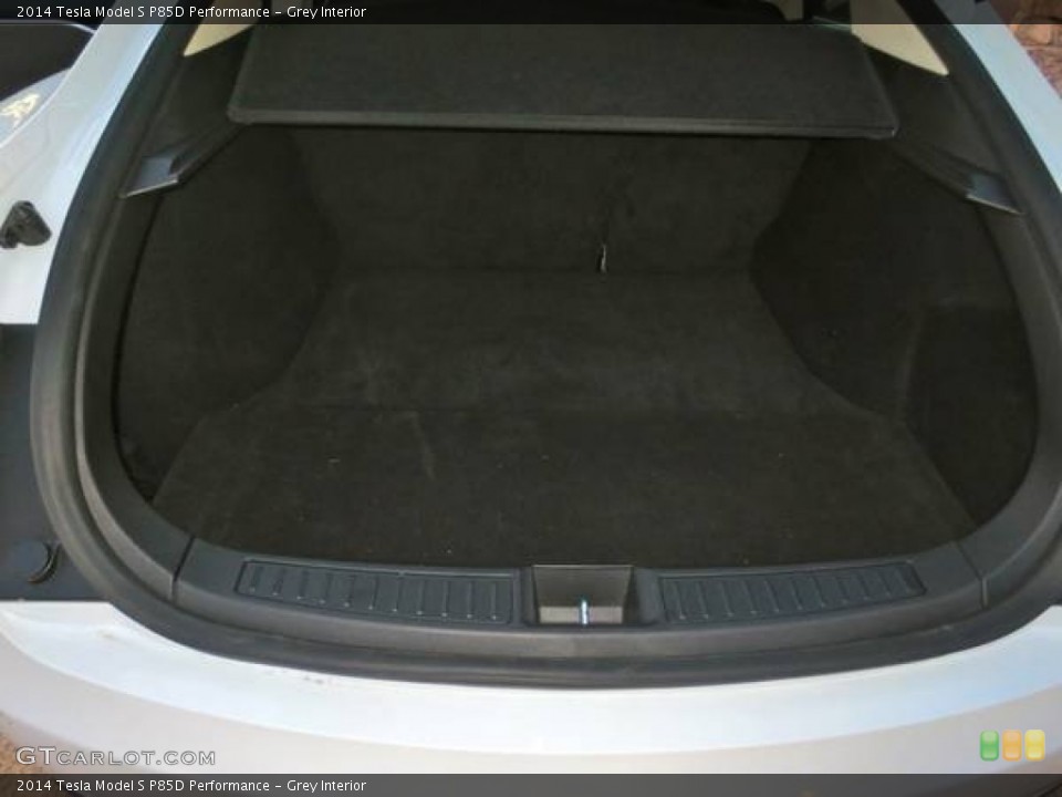Grey Interior Trunk for the 2014 Tesla Model S P85D Performance #101909391