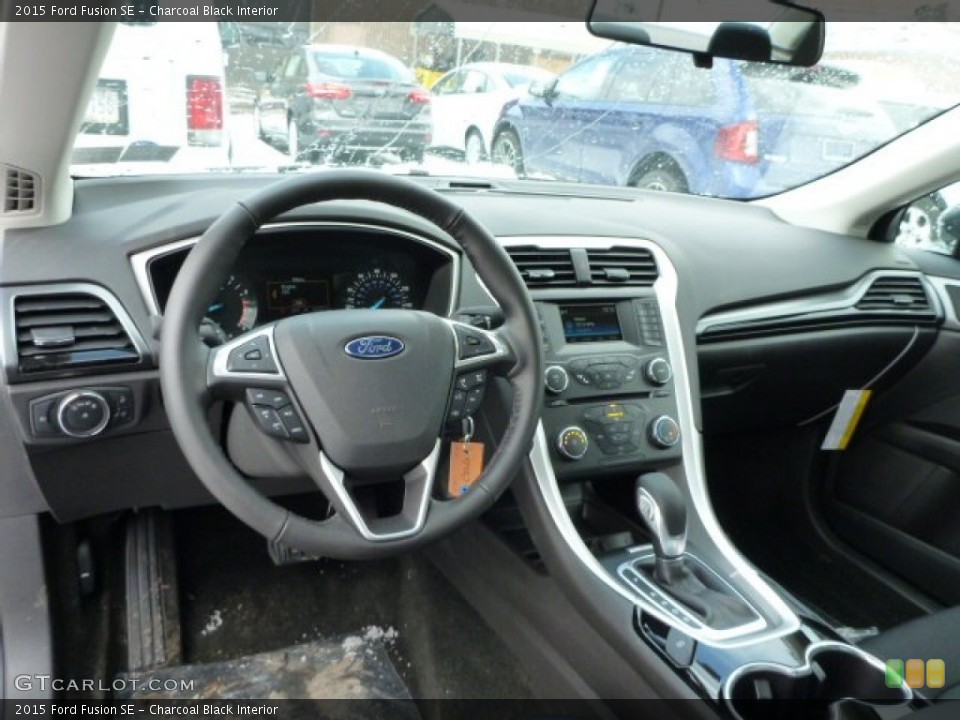 Charcoal Black Interior Dashboard for the 2015 Ford Fusion SE #101909996