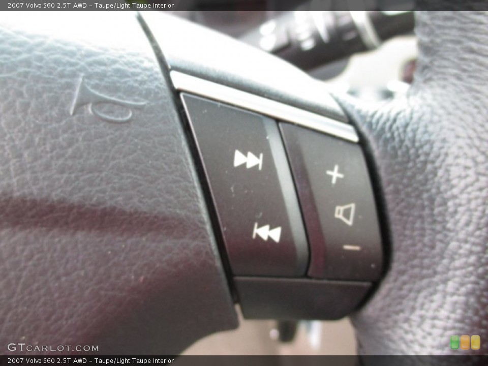 Taupe/Light Taupe Interior Controls for the 2007 Volvo S60 2.5T AWD #101913245
