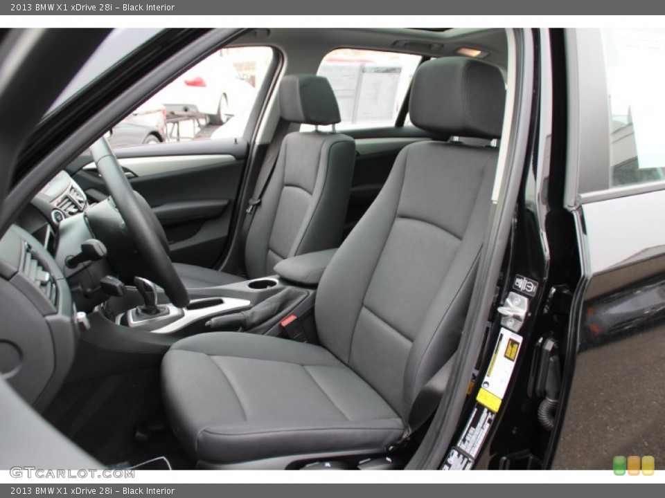 Black Interior Front Seat for the 2013 BMW X1 xDrive 28i #101914388