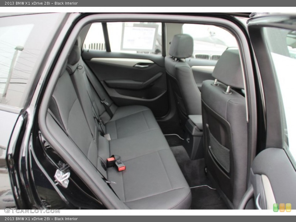 Black Interior Rear Seat for the 2013 BMW X1 xDrive 28i #101914670