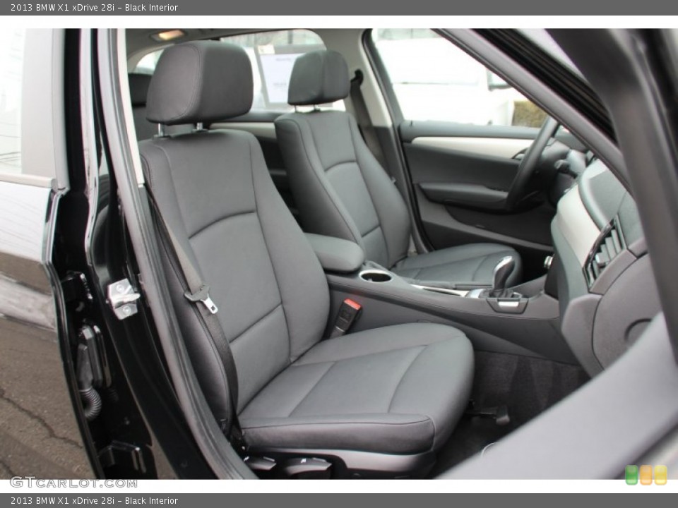 Black Interior Front Seat for the 2013 BMW X1 xDrive 28i #101914754